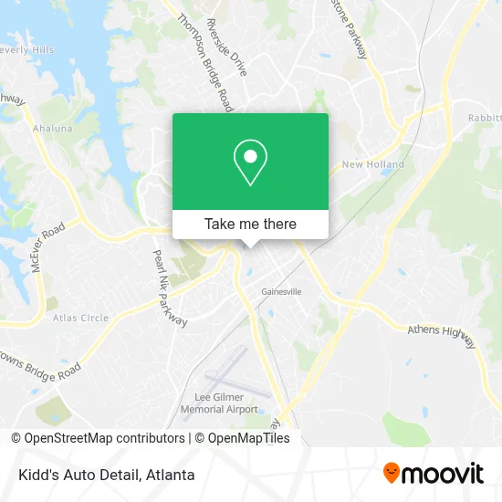 Kidd's Auto Detail map