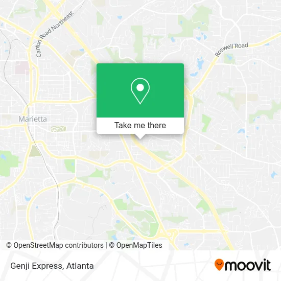 Genji Express map