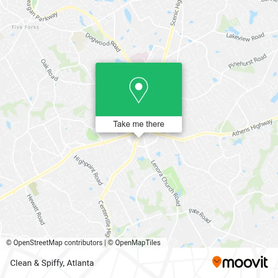 Clean & Spiffy map