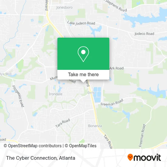 The Cyber Connection map