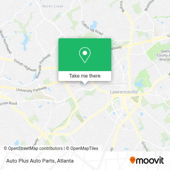 Auto Plus Auto Parts map
