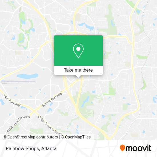 Rainbow Shops map