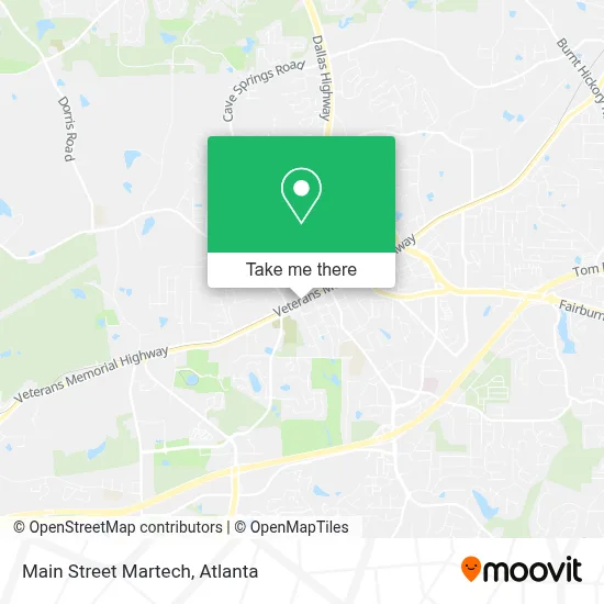 Main Street Martech map