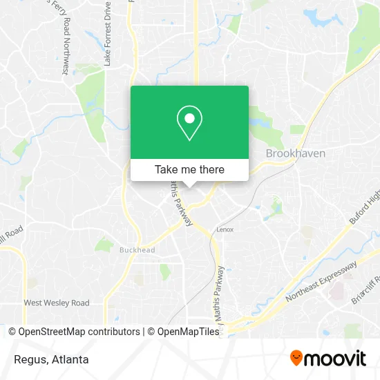 Regus map