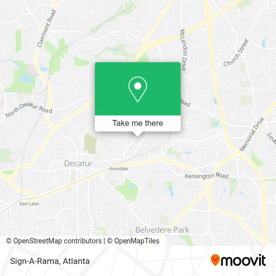 Sign-A-Rama map