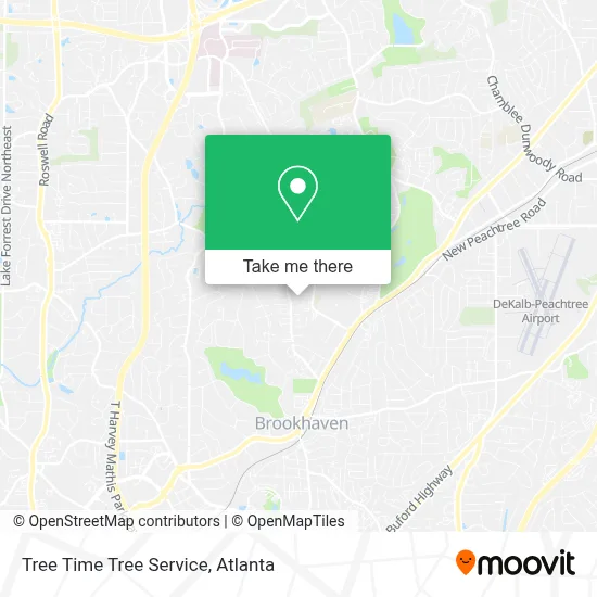 Tree Time Tree Service map