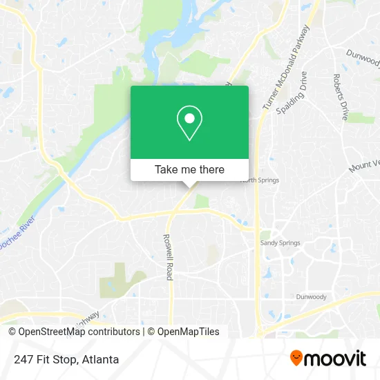 247 Fit Stop map