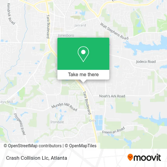 Crash Collision Llc map