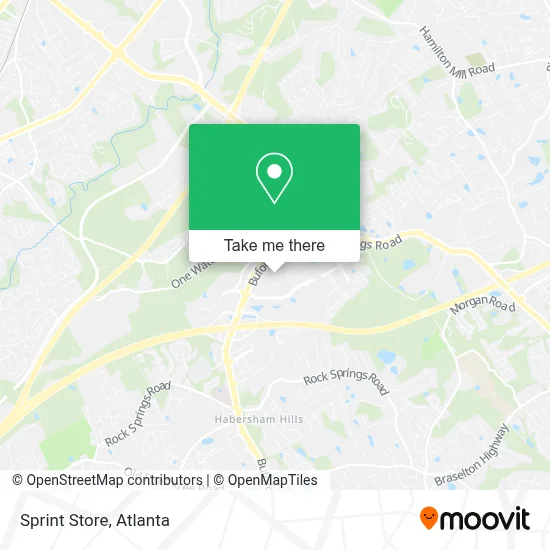Sprint Store map