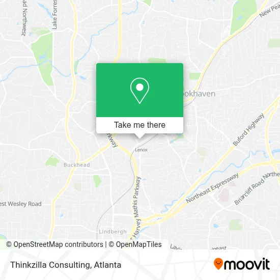 Thinkzilla Consulting map