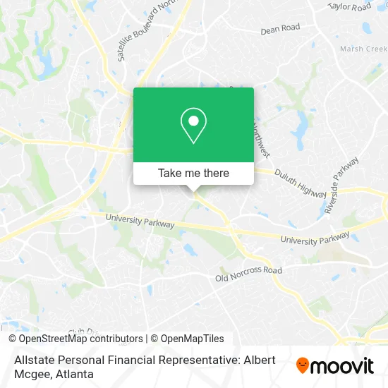 Allstate Personal Financial Representative: Albert Mcgee map