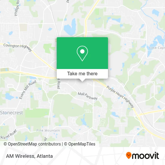 AM Wireless map