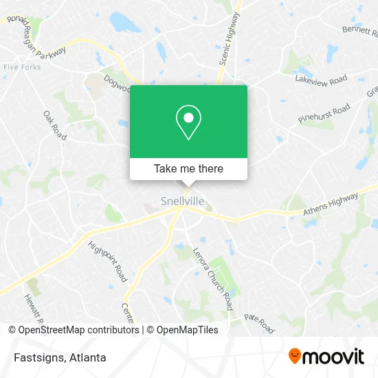 Fastsigns map