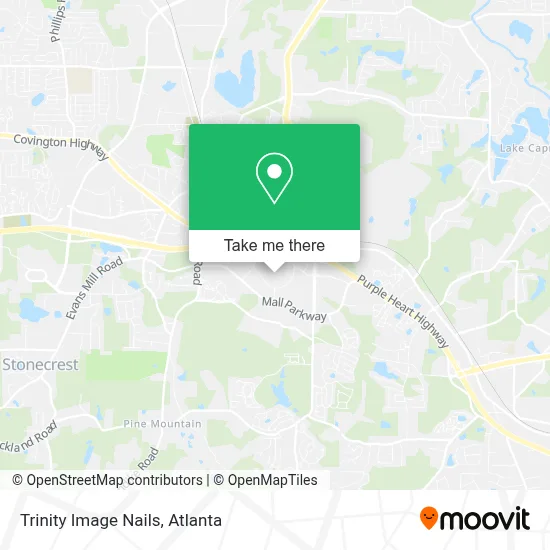 Trinity Image Nails map