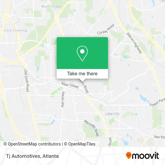 Tj Automotives map