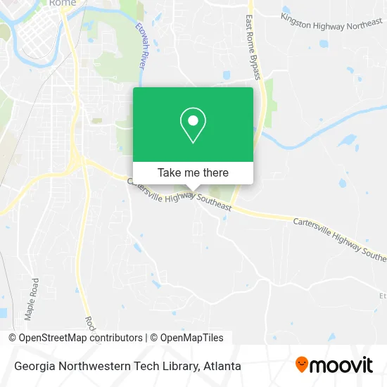 Georgia Northwestern Tech Library map