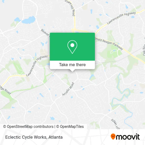 Eclectic Cycle Works map