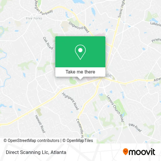 Direct Scanning Llc map