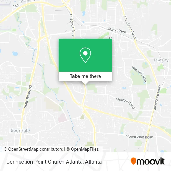 Connection Point Church Atlanta map