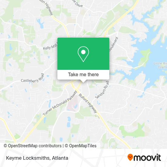 Keyme Locksmiths map