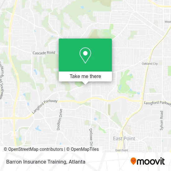 Barron Insurance Training map