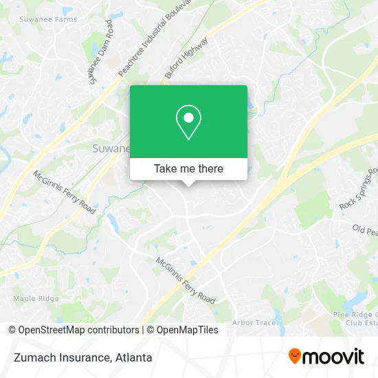 Zumach Insurance map