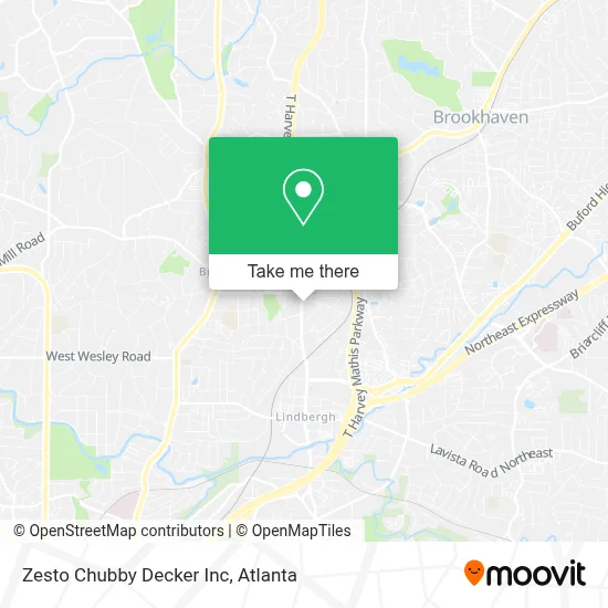Zesto Chubby Decker Inc map