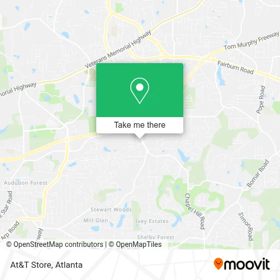At&T Store map