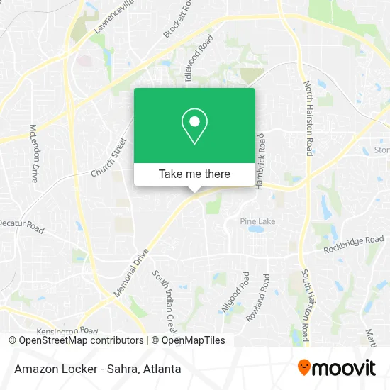 Amazon Locker - Sahra map