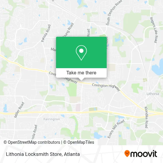 Lithonia Locksmith Store map