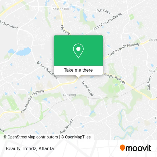 Beauty Trendz map