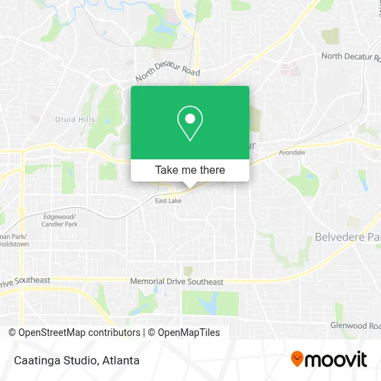 Caatinga Studio map