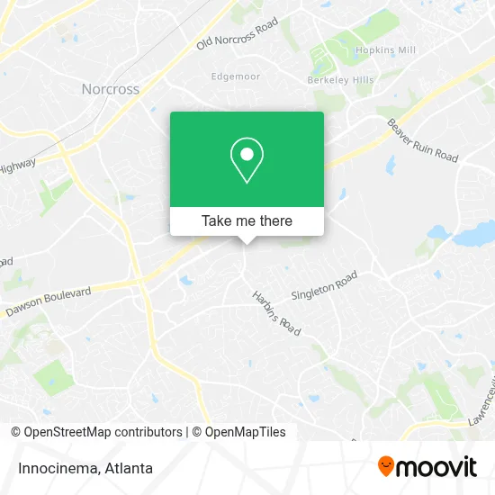 Innocinema map