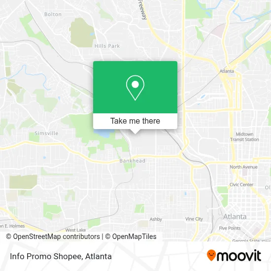 Info Promo Shopee map