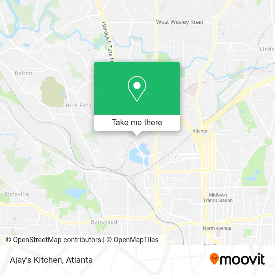 Ajay's Kitchen map