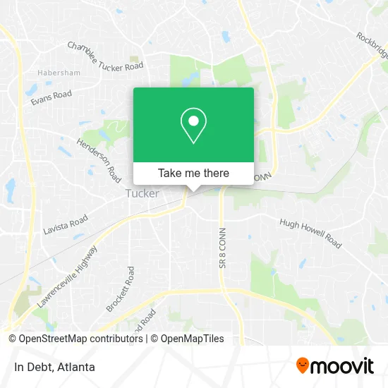 In Debt map