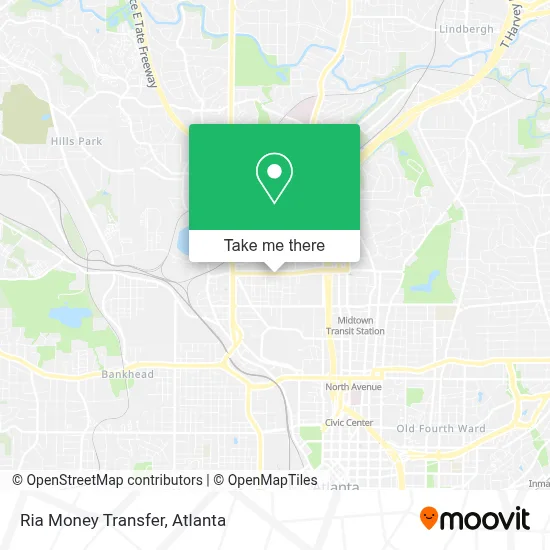 Ria Money Transfer map