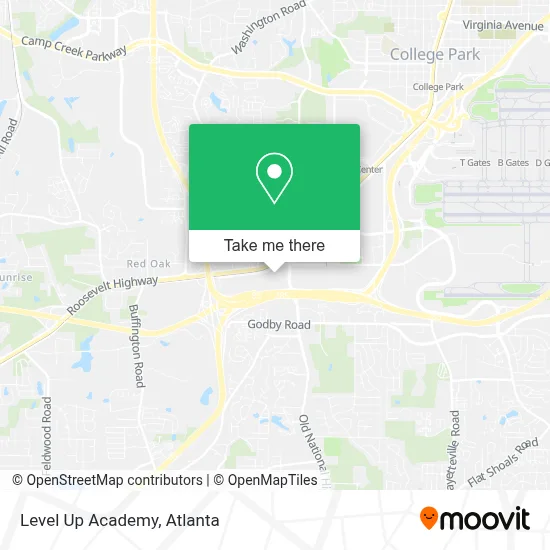 Level Up Academy map