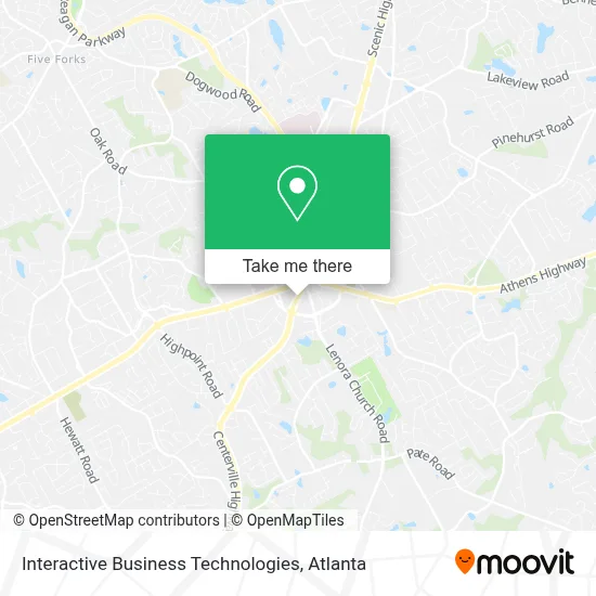 Interactive Business Technologies map