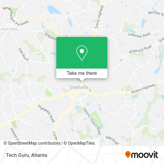Tech Guru map