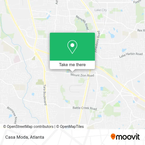 Casa Moda map