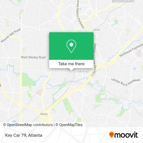 Key Car 79 map