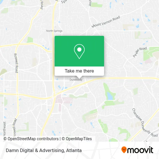 Damn Digital & Advertising map
