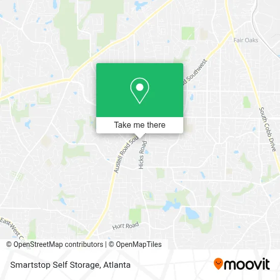 Smartstop Self Storage map