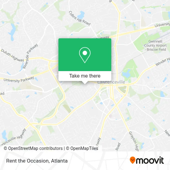 Rent the Occasion map