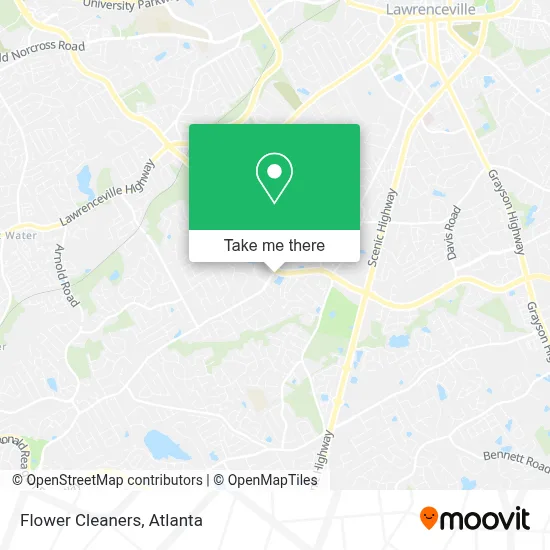 Flower Cleaners map