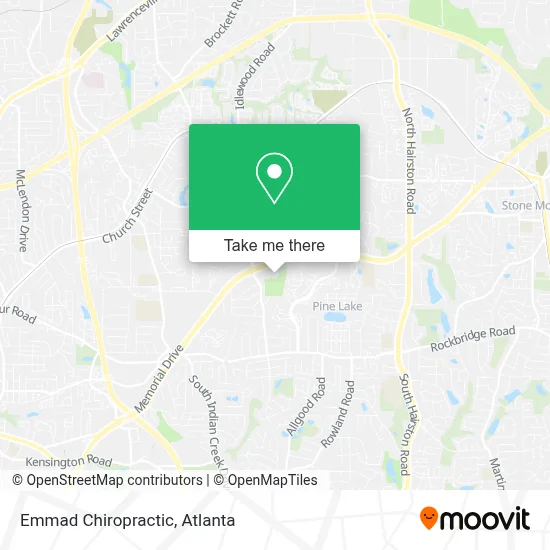 Emmad Chiropractic map