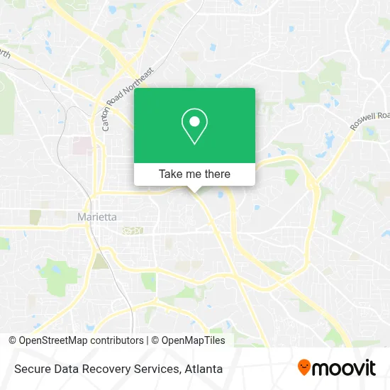 Secure Data Recovery Services map
