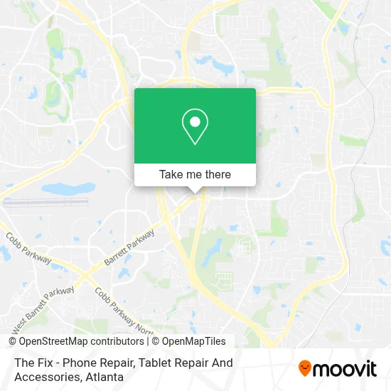 The Fix - Phone Repair, Tablet Repair And Accessories map