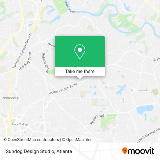 Sundog Design Studio map